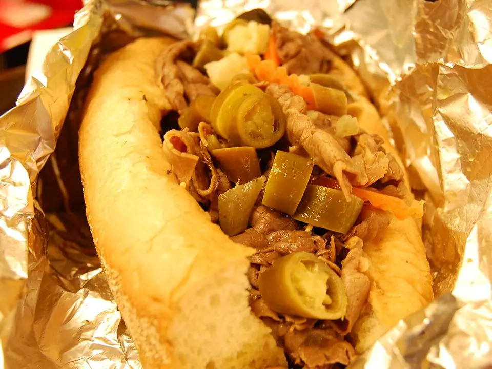 Italian Beef (Thin-sliced roast beef soaked in gravy)