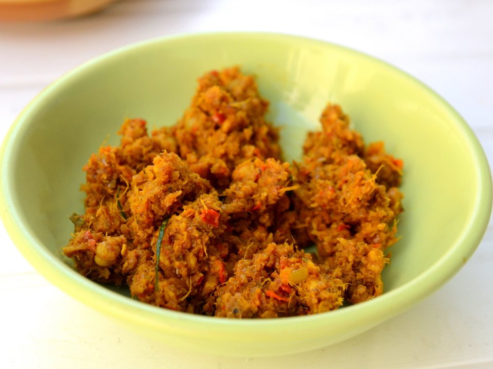 Kua Kling (Dry-fried curry mince)