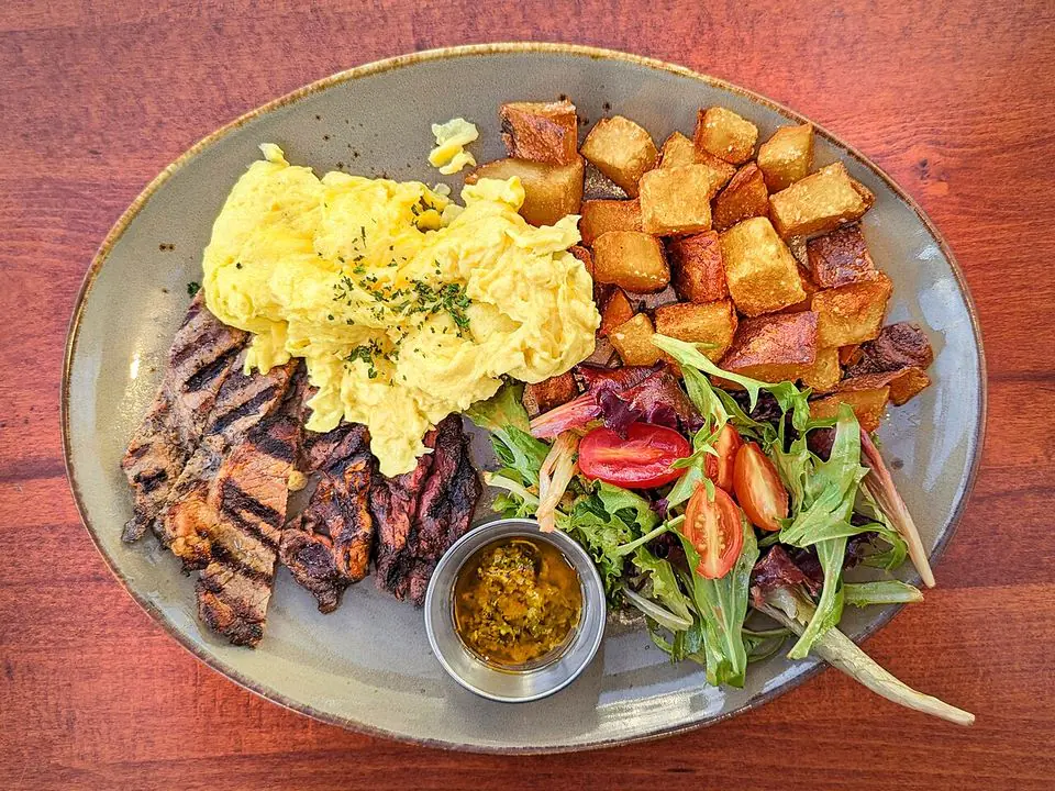 Steak and Eggs (The late-night casino café special)