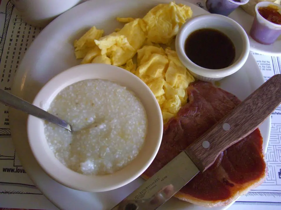 Country Ham and Red-Eye Gravy (Salt-cured ham with a coffee pan gravy)