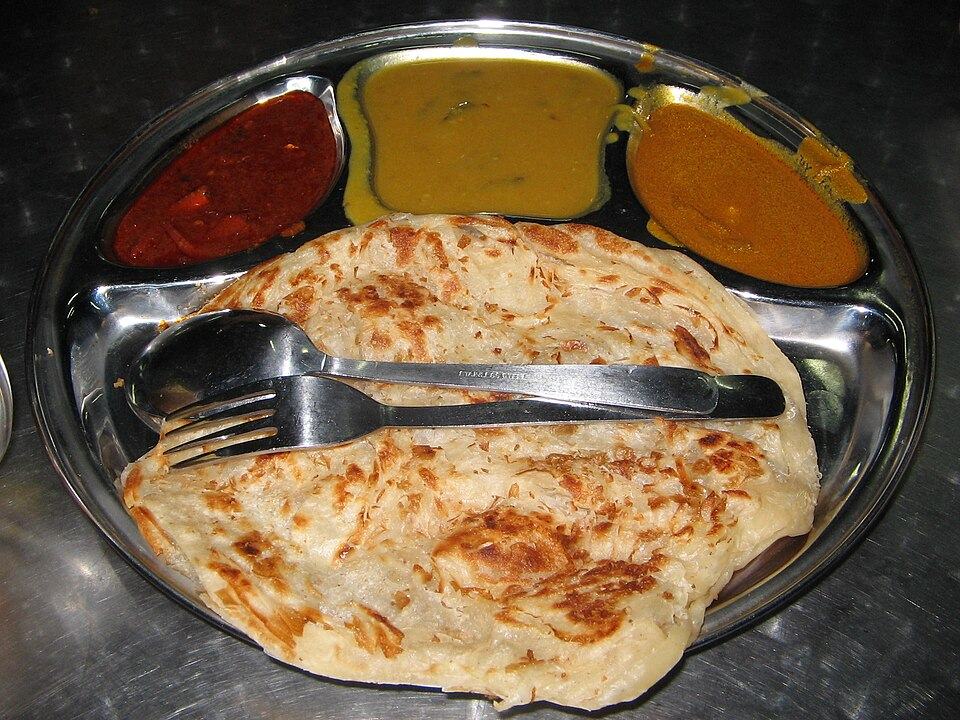 Roti Mataba (Stuffed griddled flatbread)